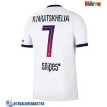 Fotballdrakt Herre Paris Saint-Germain Khvicha Kvaratskhelia #7 Bortedrakt 2026-27 Kortermet